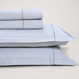 Regal Embroidered 300 TC Luxury Cotton Sheets - Premium Embroidered Bedding Set for Comfort & Style