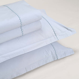 Regal Embroidered 300 TC Luxury Cotton Sheets - Premium Embroidered Bedding Set for Comfort & Style