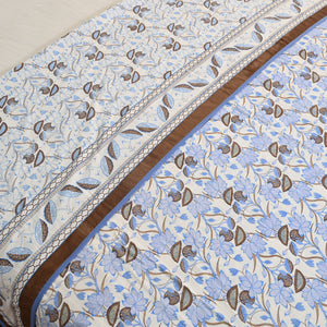 Lotus Garden Printed Lightweight Dohar