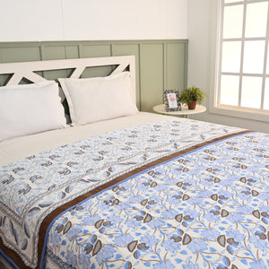 Lotus Garden Printed Lightweight Dohar