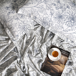 Regal Delia Dreams 300 TC Luxury Cotton Sheets – Premium Printed Bedding Set