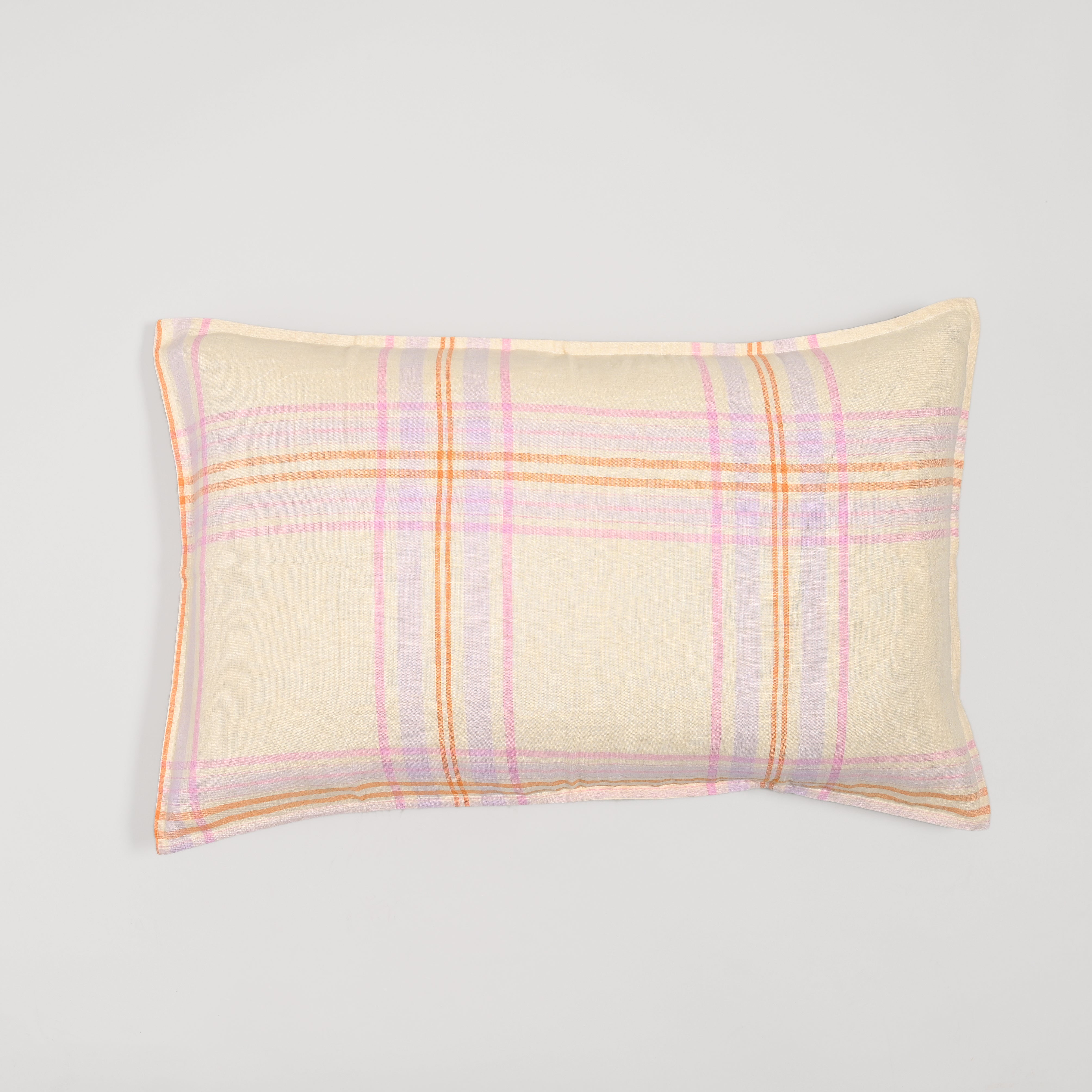 Linen Edge Blush Pillowcase, Set of 2