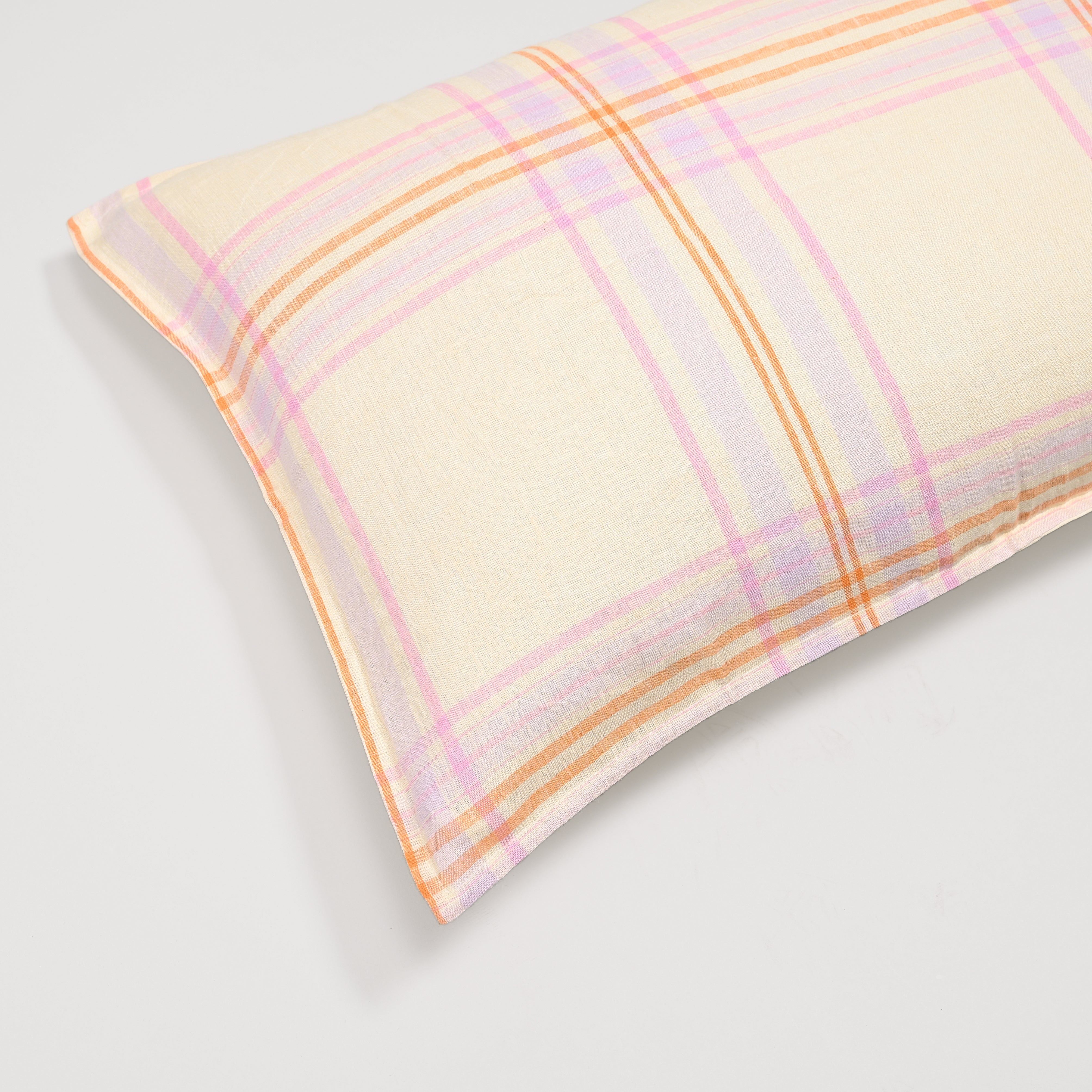 Linen Edge Blush Pillowcase, Set of 2