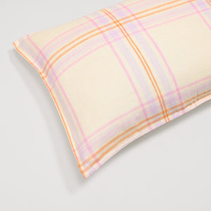 Linen Edge Blush Pillowcase, Set of 2