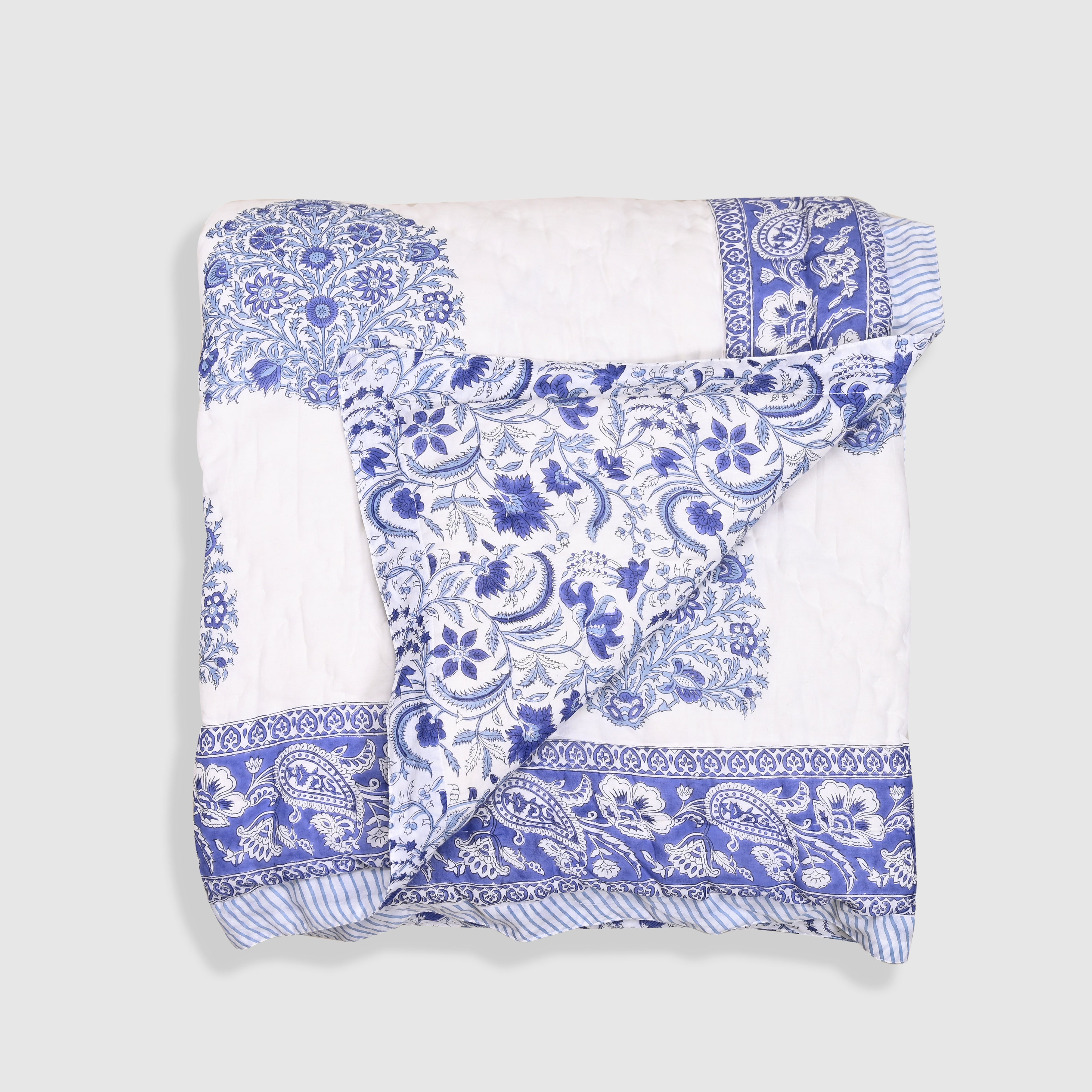 Rajmudra Premium Hand Made Jaipur Reversible Quilt