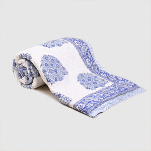 Rajmudra Premium Jaipur Reversible Quilt with pillow (2 & 3 Pc set)