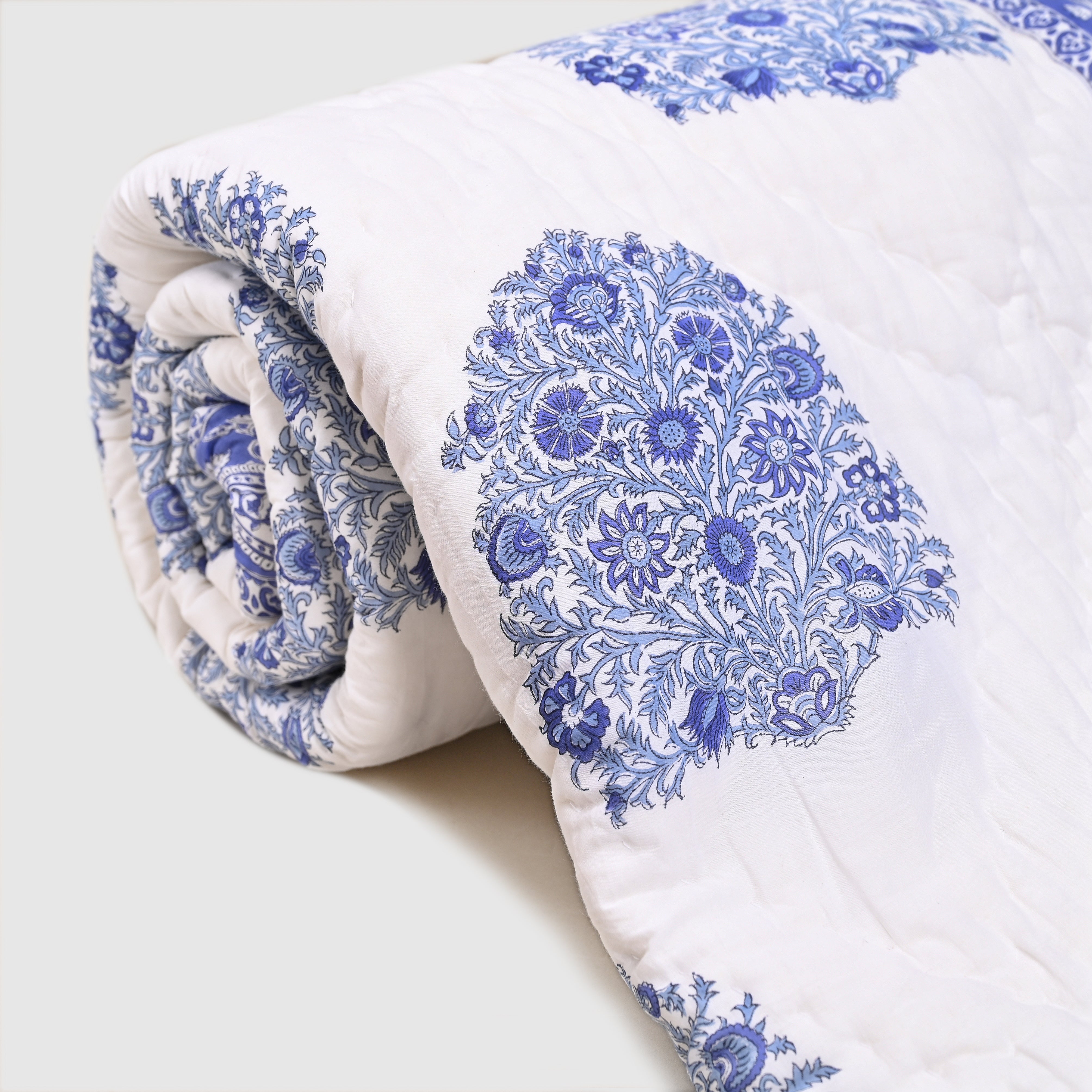Rajmudra Premium Hand Made Jaipur Reversible Quilt