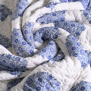 Rajmudra Premium Jaipur Reversible Quilt with pillow (2 & 3 Pc set)