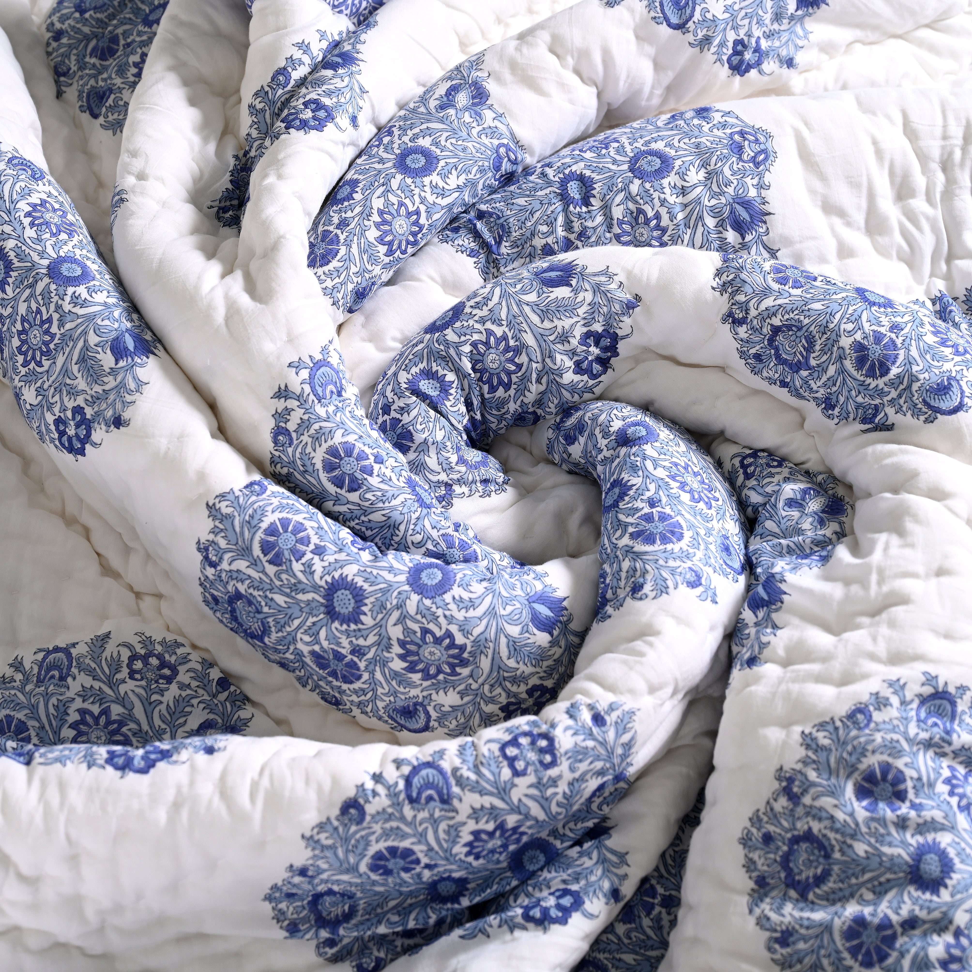 Rajmudra Premium Hand Made Jaipur Reversible Quilt