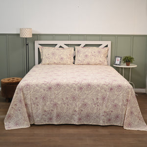 Regal Delia Dreams 300 TC Luxury Cotton Sheets – Premium Printed Bedding Set