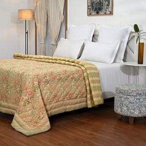 Euphoria Vintage – Premium Jaipuri Hand Block Printed Quilt