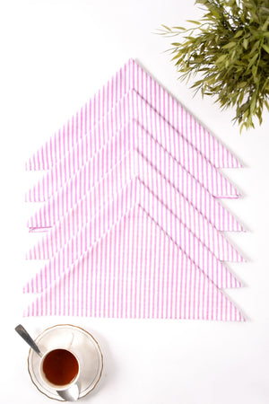 Stripe Napkin 6 Pc Set