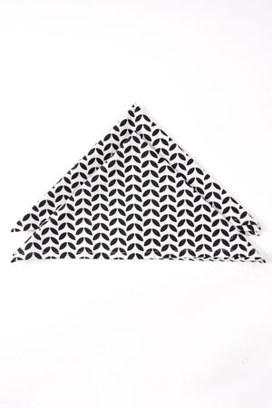 Geometric Leaves Napkin 6 Pc Set